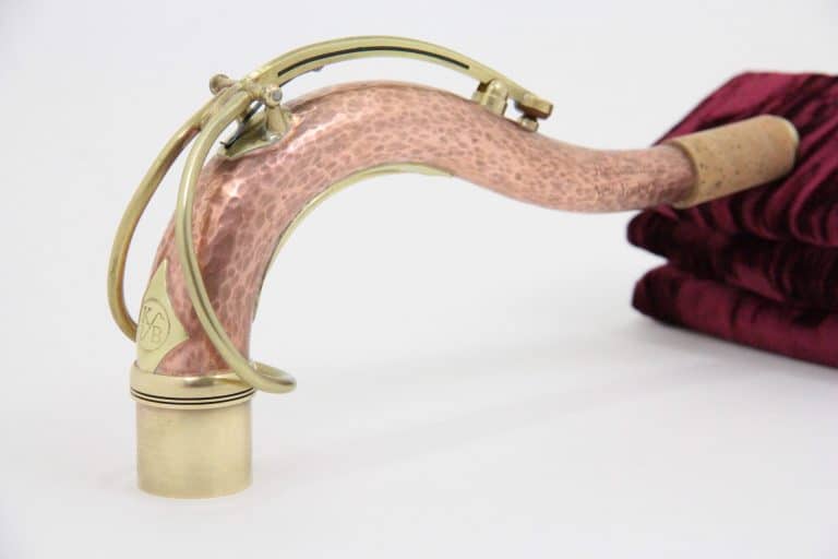 KB Sax handcrafted sax necks - our signature hand hammered saxophone neck